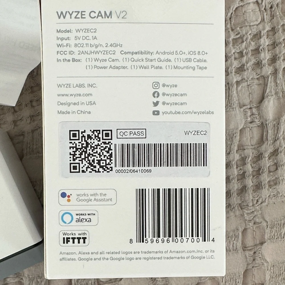 Wyze Cam V2 1080p HD Indoor Camera